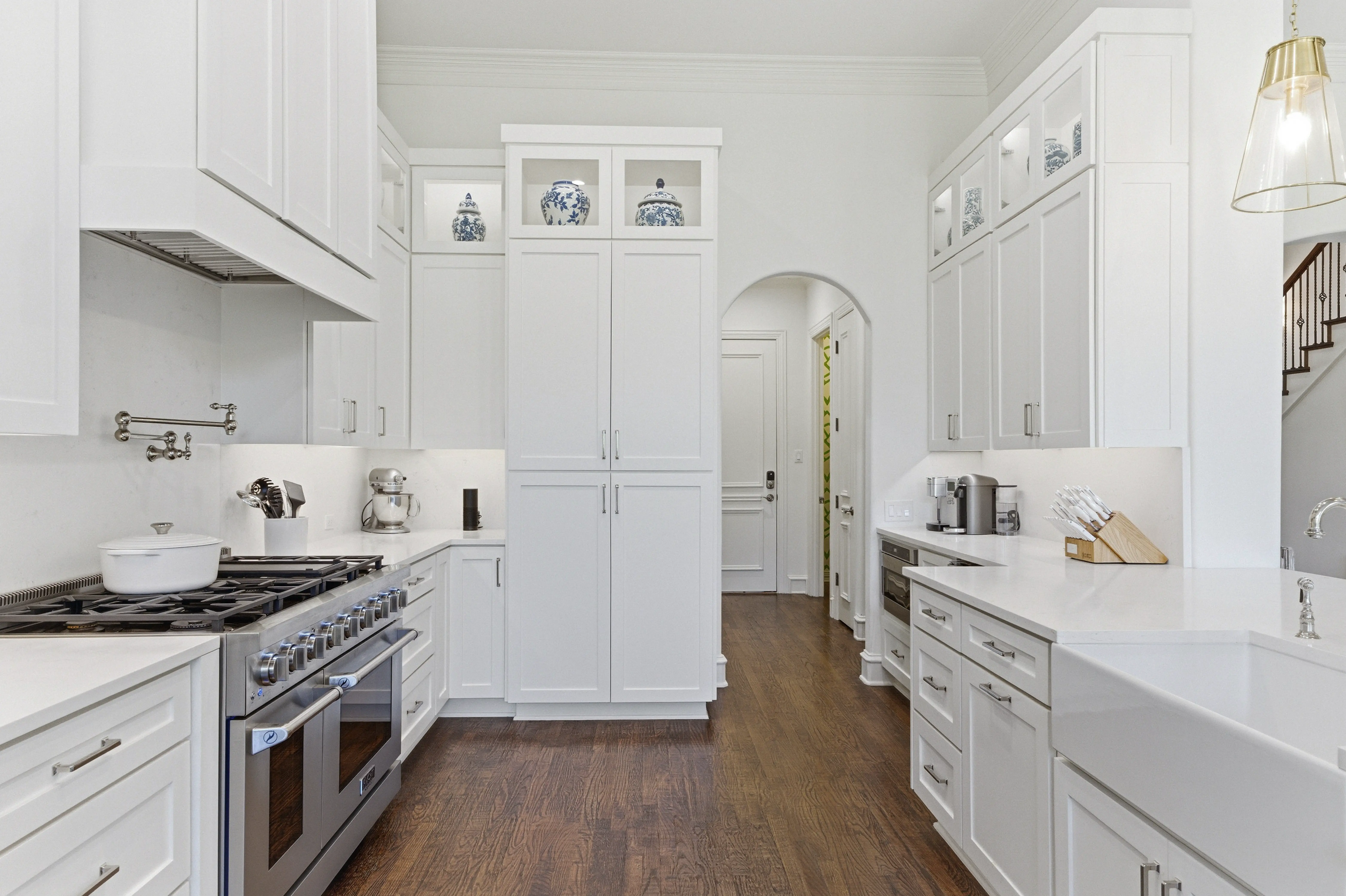 Kitchen cabinetry and appliances